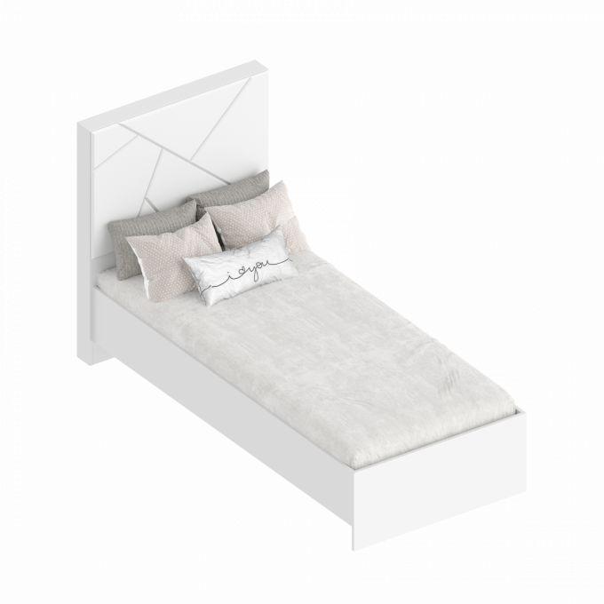 Кровать 0,9м Сандра каркас