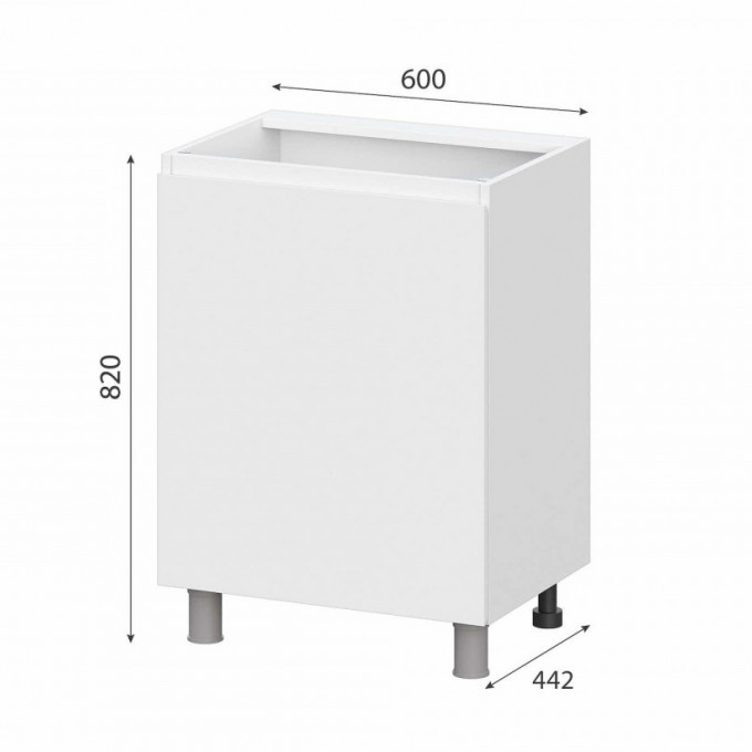 Кухонный модуль напольный 0,6м Одри 6с1