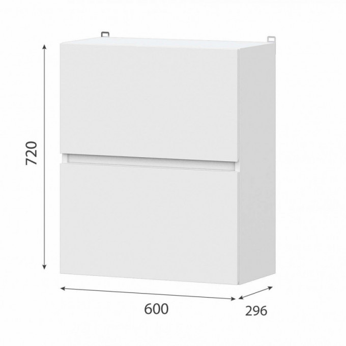 Шкаф навесной барный 0,6м Одри 6в2