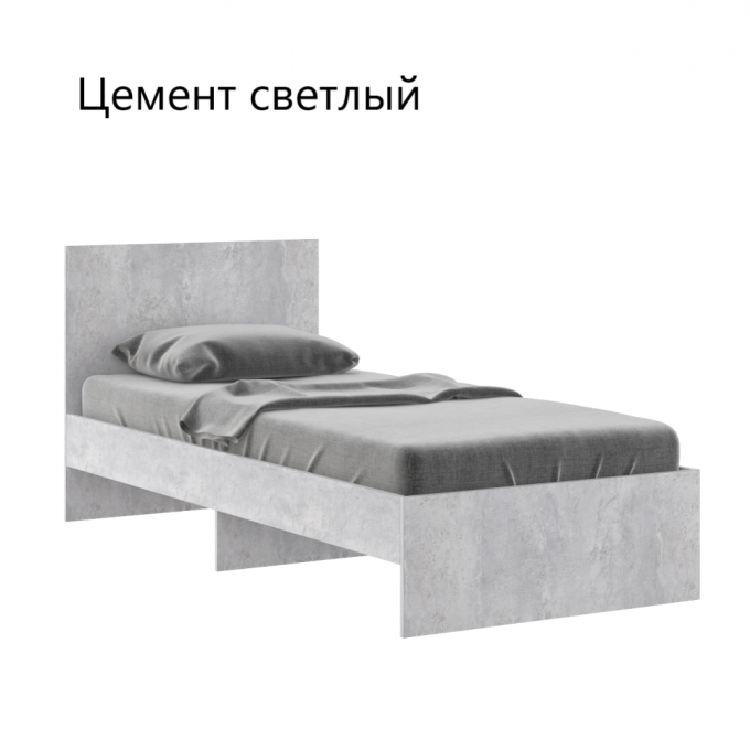 Кровать Лайт 0,9 м (6 цветов)