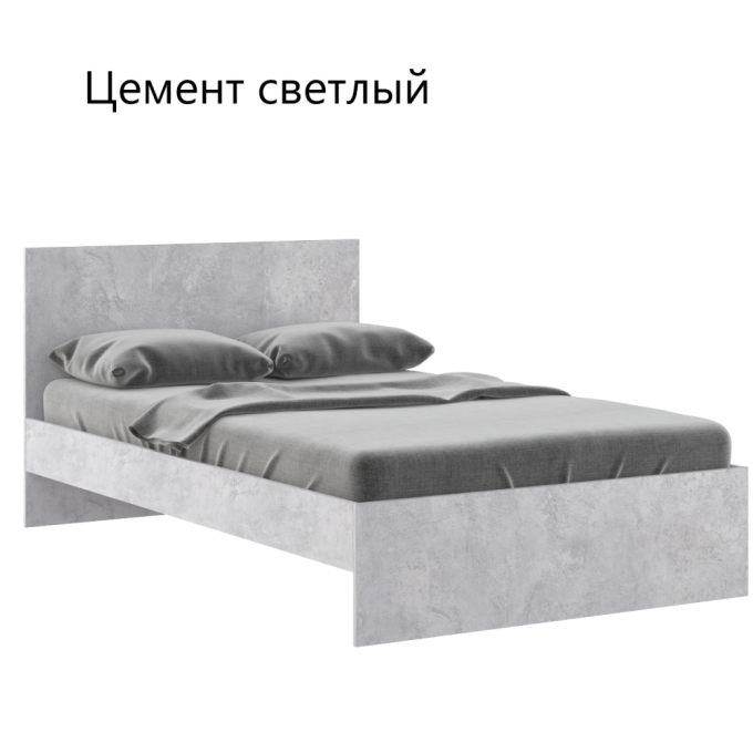Кровать Лайт 1,2 м (6 цветов)
